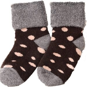Lian LifeStyle baby toddler dotted wool socks random girl colors