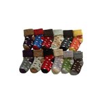 Lian LifeStyle Children's Dotted Viscose Socks — Random Girl Colors, 5 Pairs, 0–12 Months